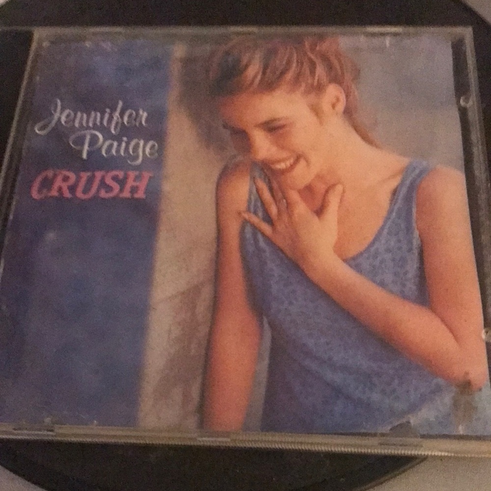 Jennifer Paige "Crush" CD - Blue Album Cover